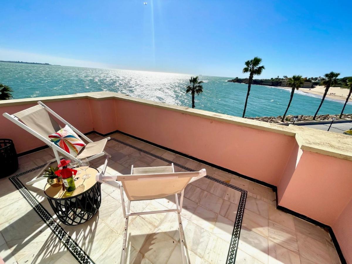 Gatu Villa Oceano Frente Al Mar En Puerto Sherry " Preferente Mayores De 25 Anos Y Familias " El Puerto de Santa Maria Ngoại thất bức ảnh
