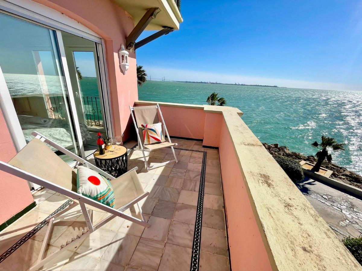 Gatu Villa Oceano Frente Al Mar En Puerto Sherry " Preferente Mayores De 25 Anos Y Familias " El Puerto de Santa Maria Ngoại thất bức ảnh